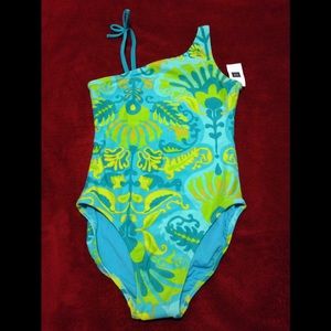 Gap asymmetrical one piece swimsuit for girls